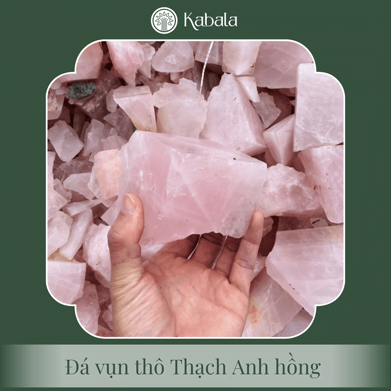 5kg Đá Thạch Anh Hồng Vụn Thô Trấn Trạch, Trải Nền Móng Nhà - Hàng Loại 1