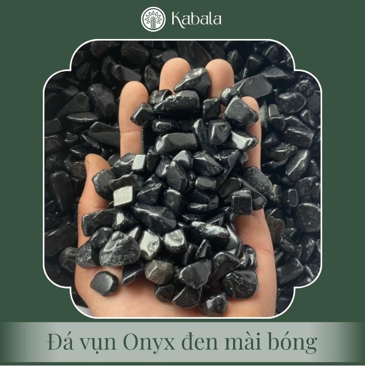 Đá Vụn Onyx Đen Mài Bóng (kg)
